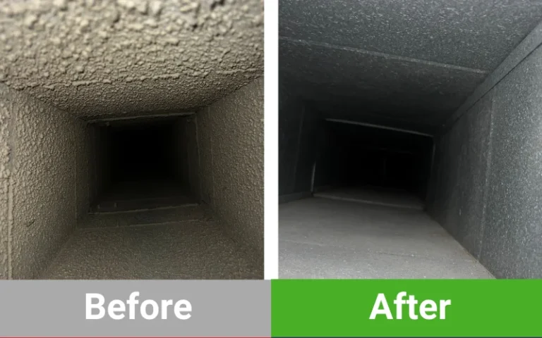 Air Duct Cleaning Houston TX - Before after