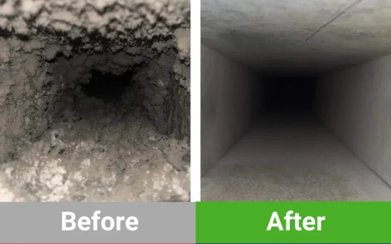 Air Duct Cleaning Houston - TX Before after
