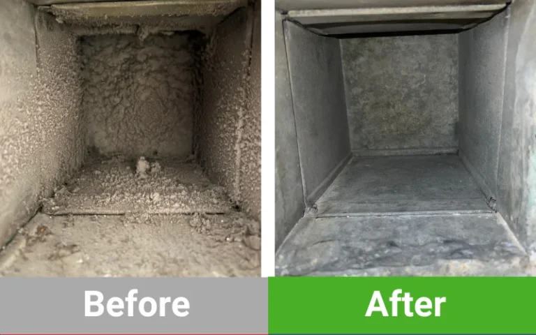 Air Duct Cleaning Houston TX - Before and after