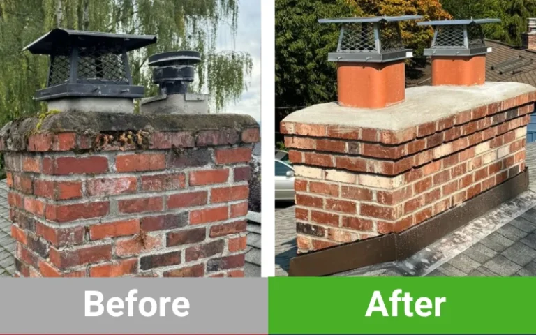 Chimney Repair In Houston TX Before after